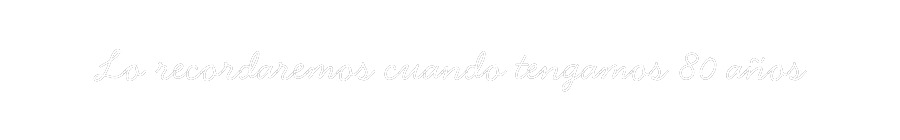 Neon personalizado: Lo recordarem...
