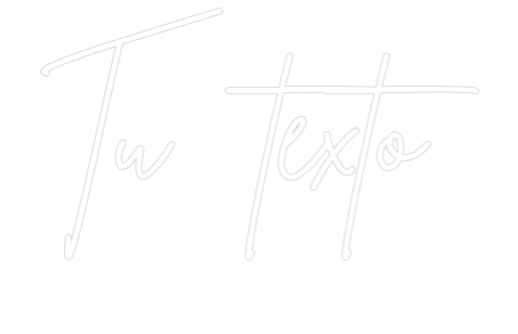 Neon personalizado: Tu texto