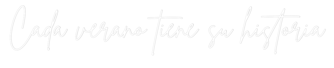 Neon personalizado: Cada verano t...