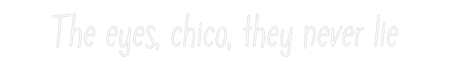 Neon personalizado: The eyes, chi...