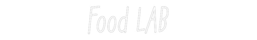 Neon personalizado: Food LAB