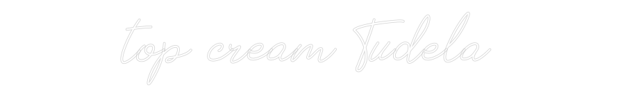Neon personalizado: top cream Tud...