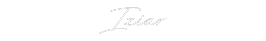 Neon personalizado: Iziar