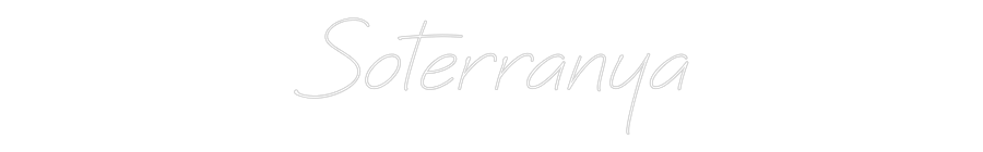 Neon personalizado: Soterranya