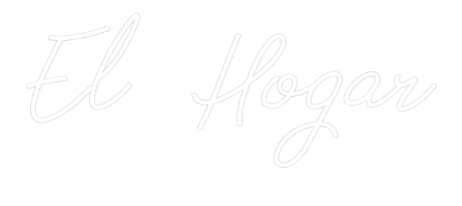 Neon personalizado: El Hogar