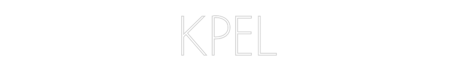Neon personalizado: KPEL