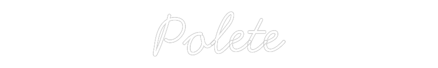 Neon personalizado: Polete