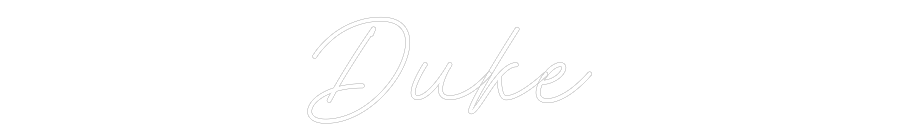 Neon personalizado: Duke