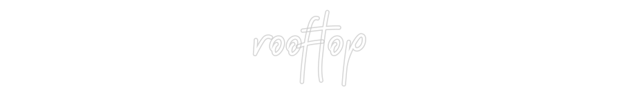 Neon personalizado: rooftop