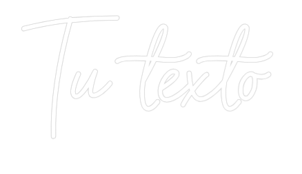 Neon personalizado: Tu texto