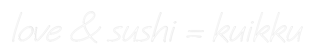 Neon personalizado: love & sushi ...