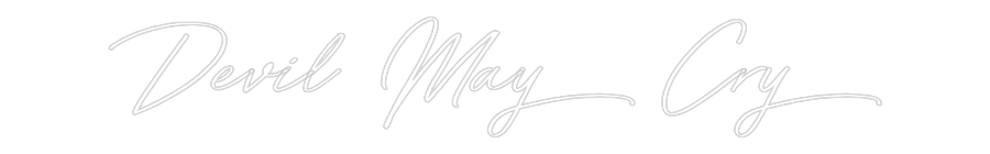 Neon personalizado: Devil May Cry