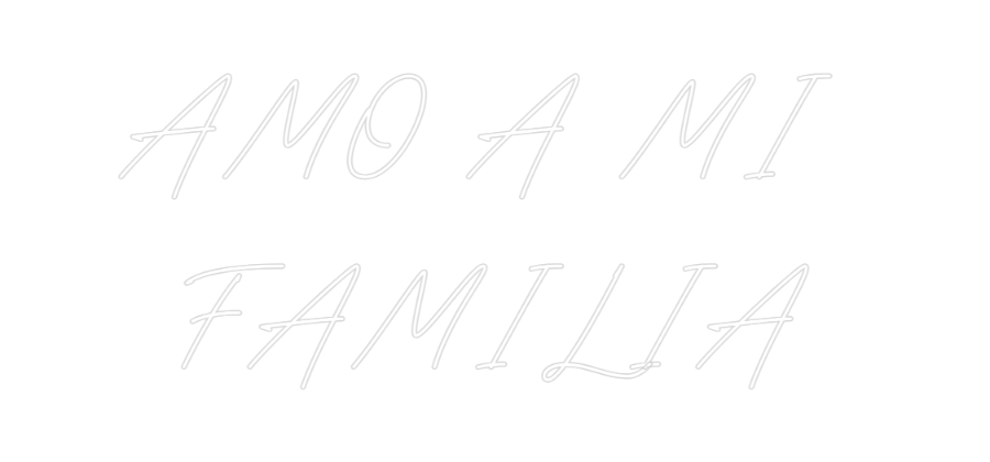 Neon personalizado: AMO A MI
...