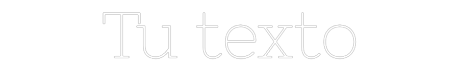 Neon personalizado: Tu texto