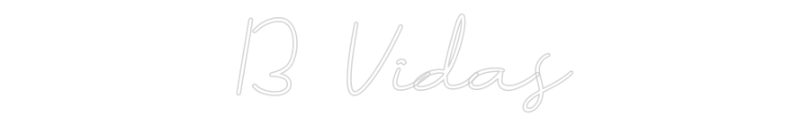 Neon personalizado: 13 Vidas