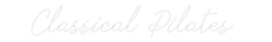 Neon personalizado: Classical Pil...