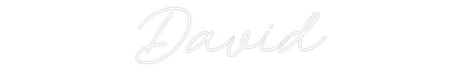 Neon personalizado: David