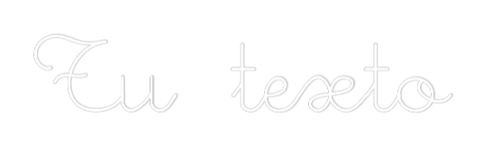 Neon personalizado: Tu texto