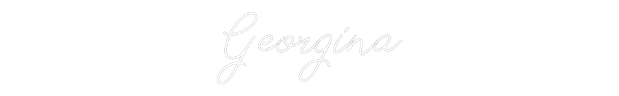 Neon personalizado: Georgina