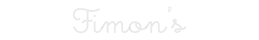 Neon personalizado: Fimon’s