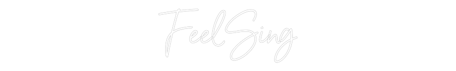 Neon personalizado: FeelSing