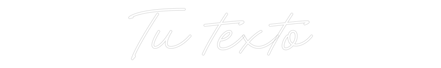 Neon personalizado: Tu texto