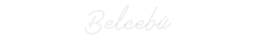 Neon personalizado: Belcebú