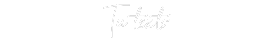 Neon personalizado: Tu texto