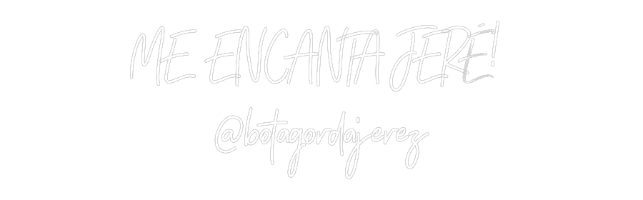 Neon personalizado: ME ENCANTA JE...