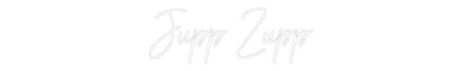Neon personalizado: Jupp Zupp