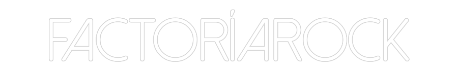 Neon personalizado: FACTORÍAROCK