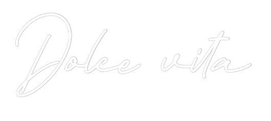 Neon personalizado: Dolce vita