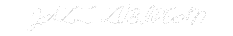 Neon personalizado: JAZZ ZUBIPEAN