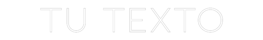 Neon personalizado: Tu texto