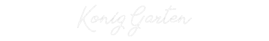 Neon personalizado: Konig Garten