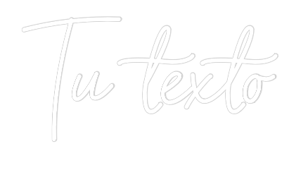 Neon personalizado: Tu texto