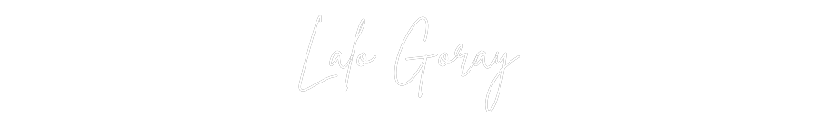 Neon personalizado: Lalo Goray