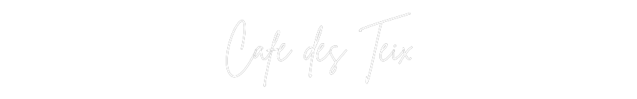 Neon personalizado: Café des Teix