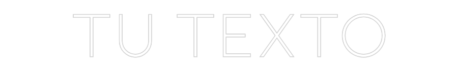 Neon personalizado: Tu texto