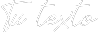 Neon personalizado: Tu texto