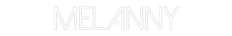 Neon personalizado: MELANNY