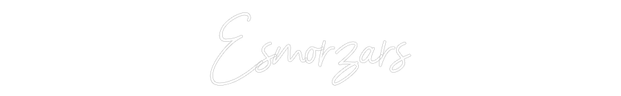 Neon personalizado: Esmorzars