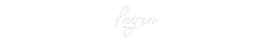 Neon personalizado: Leyre