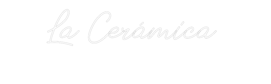 Neon personalizado: La Cerámica