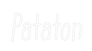 Neon personalizado: Pataton