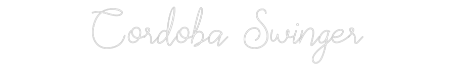 Neon personalizado: Córdoba Swinger