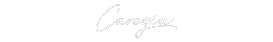 Neon personalizado: Caregiu