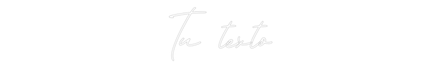 Neon personalizado: Tu texto