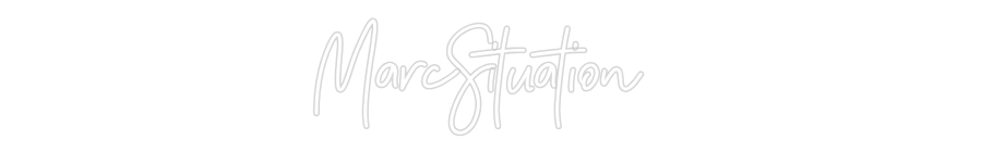 Neon personalizado: MarcSituation