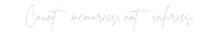 Neon personalizado: Count memorie...